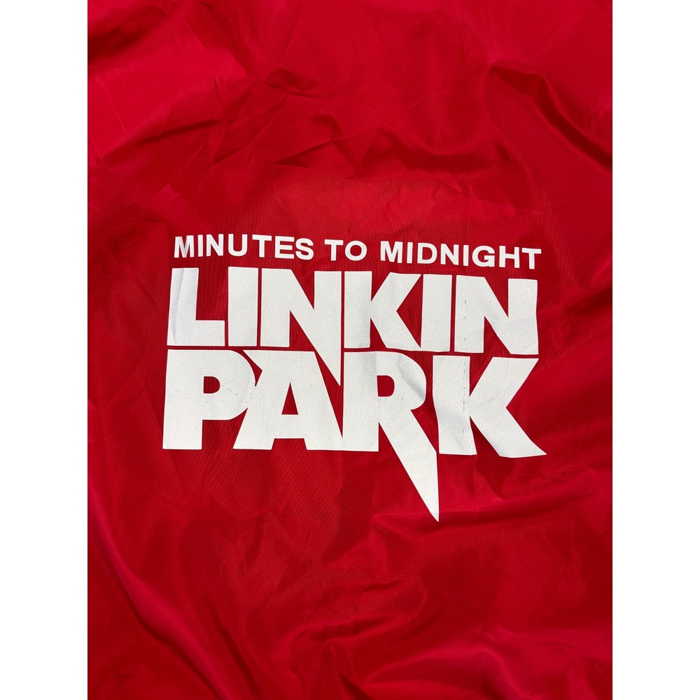 Rare Linkin Park Minutes to Midnight Windbreaker Tour Jacket Mens MED - Picture 10 of 11